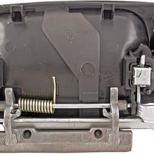 Dorman 83329 Front Driver Side Exterior Door Handle for Select Ford/Lincoln Models, Black and Chrome