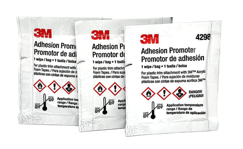 3M 4298 Adhesion Promoter, 3 Sponge Applicators