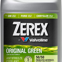 Zerex Original Green Antifreeze/Coolant, Ready to Use - 1gal (Case of 6) (ZXRU1-6PK)