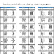 Security Chain Company SC1038 Radial Chain Cable Traction Tire Chain - Set of 2
