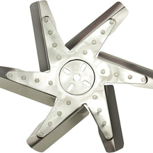 Derale 19215 15" High Performance Polished Chrome/Stainless Flex Fan Standard Rotation