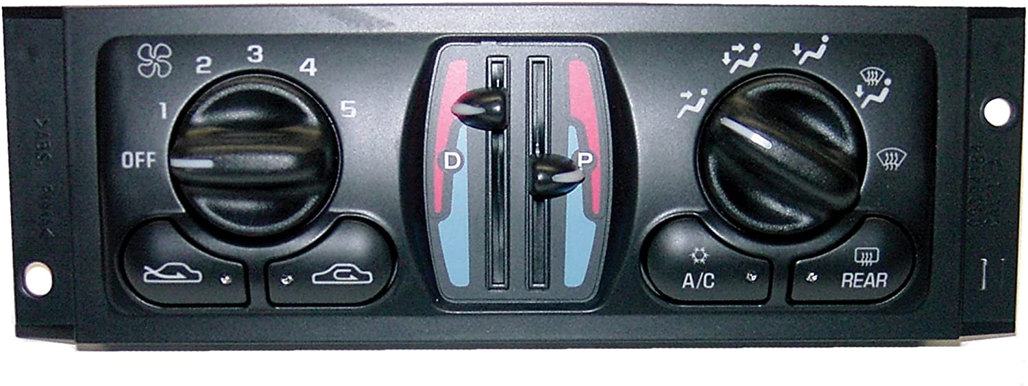 ACDelco 15-72945 GM Original Equipment Heating and Air Conditioning Control Panel with Rear Window Defogger Switch