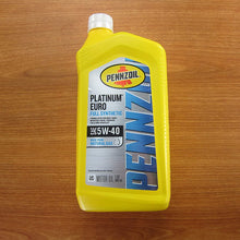 Mopar 2012-2019 Dodge Fiat Jeep Platinum Euro Full Synthetic 5W-40 Pennzoil Oil 4 Qts.