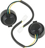 Caltric compatible with Headlight Socket Cord Yamaha 5TG841400000 5TG841400100 5TG843400100