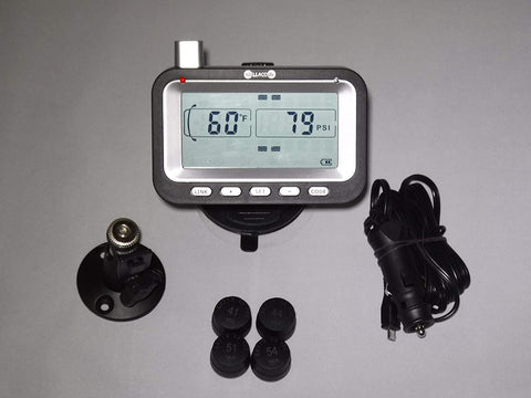 BELLACORP Tire Pressure Monitoring System TPMS (4) Sensors (Including Free $50.00 Repeater) for Fifth Wheel, Trailer, Camper, Car, Truck, 4x4, or RV,