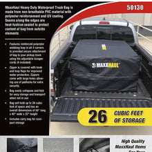 MAXXHAUL 50130 Heavy Duty Water Resistant Truck Bag-50" x 40" x 22"