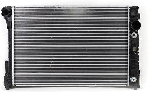 Radiator - Cooling Direct For/Fit 13498 10-15 Mercedes-Benz C-Class Sedan/Coupe/CLS-Class/E-Class Sedan/Convertible/Coupe/Hybrid/GLK-Class 3.5L V6 WITHOUT PZEV Plastic Tank Aluminum Core 1-Row