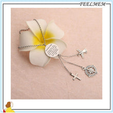 FEELMEM Guardian Angel Prayer Car Charm Driver Gift Guardian Angel Protect Me and My Passengers Rearview Mirror Pendant Car Interior Decoration Drive Safe Jewelry Gift