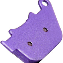 ECCPP FA387 Brake Pads Rear Carbon Fiber Replacement Brake Pads Kits Fit for 2004 2005 2006 2007 2008 2009 2010 2011 2012 Harley-Davidson