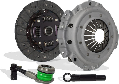 Clutch And Slave Kit Compatible With Cavalier Sunfire Base LS GT SE 2000-2002 2.2L l4 GAS OHV Naturally Aspirated (04-159S)
