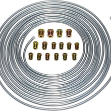 A-Team Performance Brake Line Kit 25 ft 3/16 Steel Tube Roll with Fittings