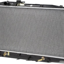 Replacement for 05-07 Honda Accord V6 Hybrid 1-1/4 inches Inlet OE Style Aluminum Direct Replacement Racing Radiator