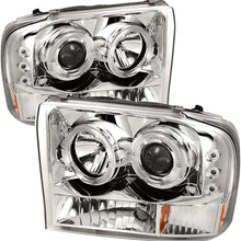 Spyder Auto PRO-YD-FF25099-1P-G2-BK Ford F250/F350 Super Duty/Ford Excursion Black Halogen LED Projector Headlight