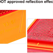 CARTMAN Warning Triangle DOT Approved, Identical to: United States FMVSS 571.125, Reflective Warning Road Safety Triangle Kit, Pack of 3