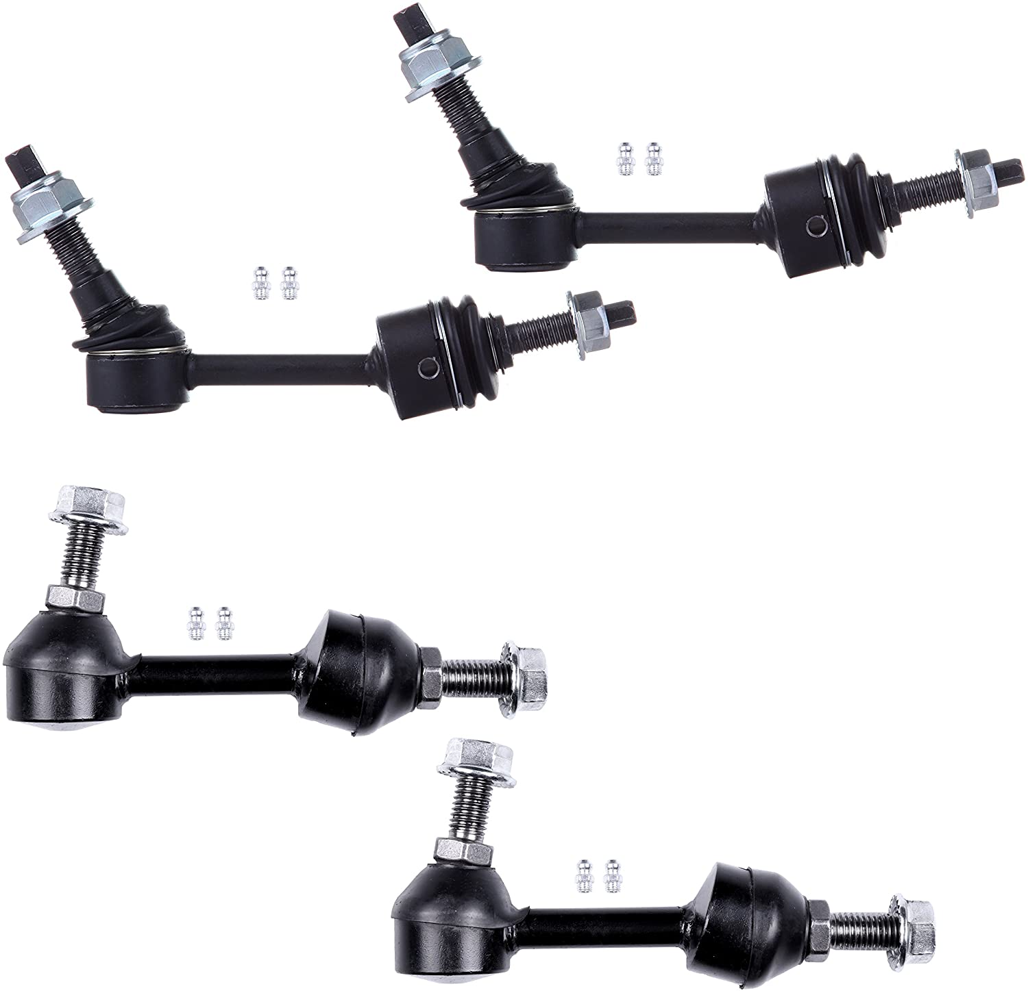 AUTOMUTO Replacement Parts Front Rear Sway Bar End Links fit for 2003-2004 Ford Expedition 2Wd / 4Wd Models 2003-2004 Lincoln Navigator 2Wd / 4Wd Models