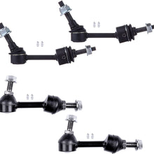 AUTOMUTO Replacement Parts Front Rear Sway Bar End Links fit for 2003-2004 Ford Expedition 2Wd / 4Wd Models 2003-2004 Lincoln Navigator 2Wd / 4Wd Models