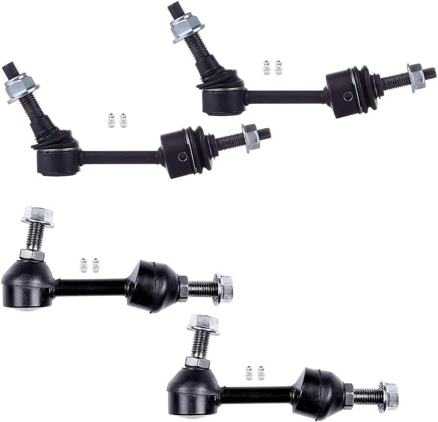 AUTOMUTO Replacement Parts Front Rear Sway Bar End Links fit for 2003-2004 for Ford Expedition 2Wd / 4Wd Models 2003-2004 for Lincoln Navigator 2Wd / 4Wd Models