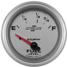 Auto Meter 7715 Ultra-Lite Pro II 2-5/8" 73 E/10 F Short Sweep Electric Fuel Level Gauge