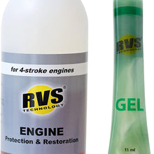 RVS Technology G8 Engine Treatment. for Gasoline Engines with an Oil Capacity up to 9 quarts. Restore and Protect Your Engine, Save Fuel, Increase Power. Safe for All Engines.