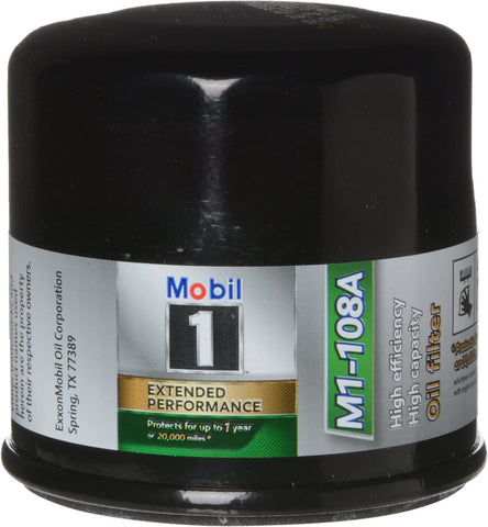 Mobil 1 M1-108A Extended Performance Oil Filter, Pack of 2