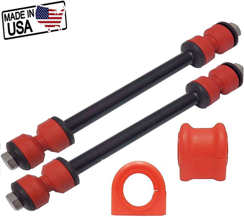 4PC Front Suspension Sway Bar Links Front Bushings FITS Ford Explorer Ranger Mercury Mountaineer K7275 K80080