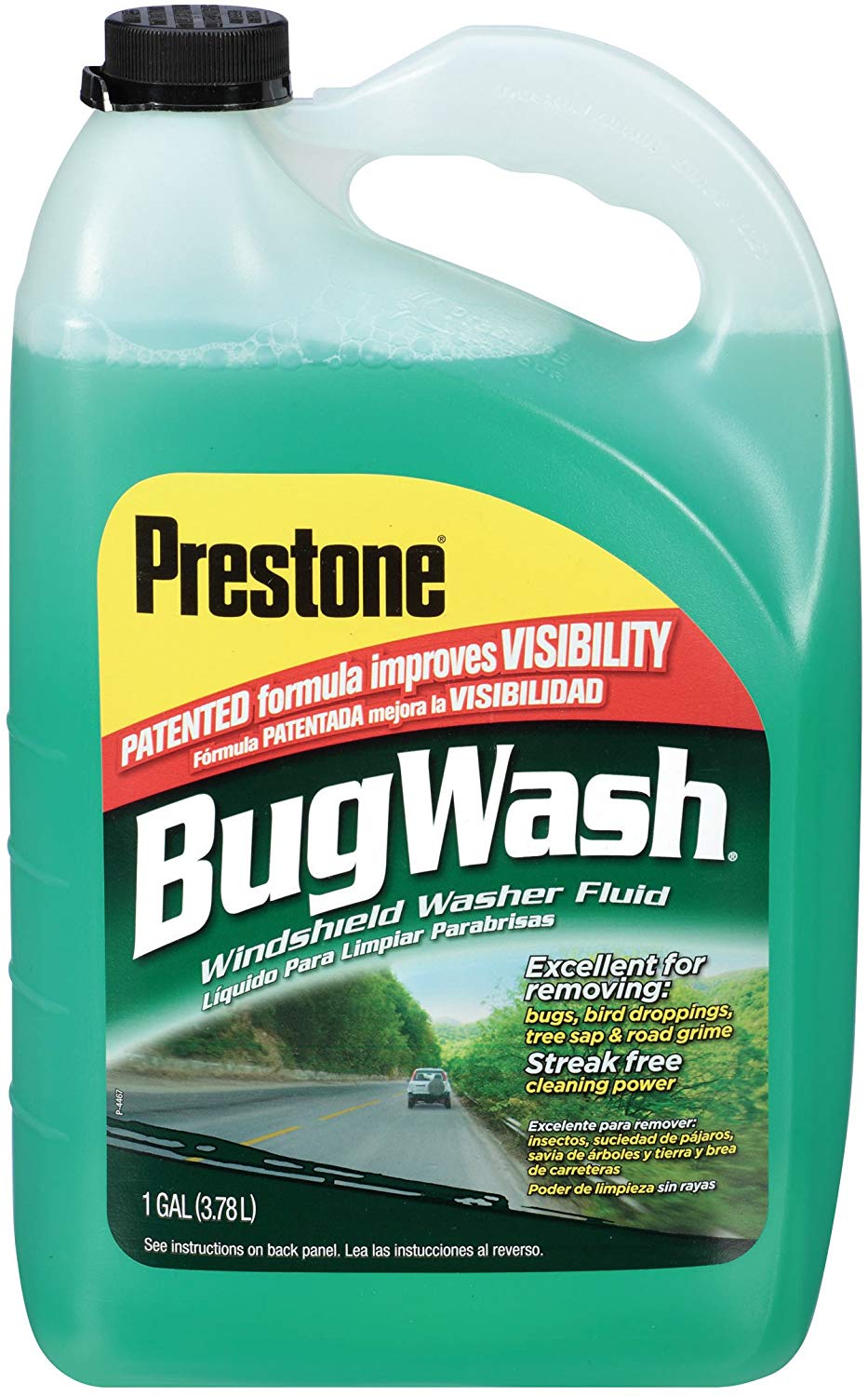 Prestone AS257 Bug Wash Windshield Washer Fluid - 1 Gallon