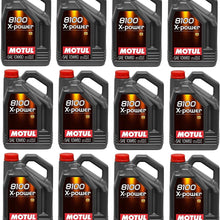 Motul 106144 Set of 12 8100 X-Power 10W-60 Motor Oil 5-Liter Bottles