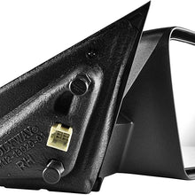 Right Passenger Side Textured Power Operated Non-Folding Side View Mirror for 2008-2014 Dodge Avenger - Partslink # CH1321269