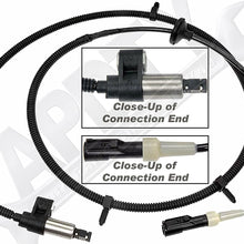 APDTY 081351 ABS Speed Sensor w/Harness Fits 1998-2000 Ford Crown Victoria/Lincoln Town Car/Mercury Grand Marquis (Replaces F8AZ-2C190-AB, F8AZ2C190AB, BRAB-74, BRAB74)