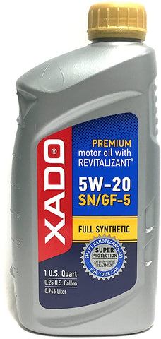 XADO 5W-20 SN/GF-5 Motor Oil (1 Quart)