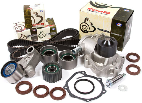 Evergreen TBK277AWPT Compatible With Subaru Legacy Outback EJ25 98-99 Timing Belt Kit Water Pump