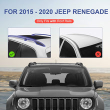 MOSTPLUS Roof Rack Cross Bar Rail Compatible with 2014-2018 Jeep Renegade Cargo Racks Rooftop Luggage Canoe Kayak Carrier