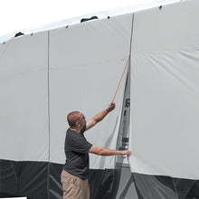 Classic Accessories Over Drive SkyShield Deluxe Travel Trailer Cover, Fits 27' - 30' Trailers - Water Repellent RV Cover (80-387-101801-EX)