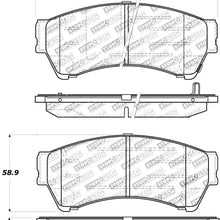 StopTech 309.11640 Street Performance Front Brake Pad