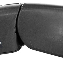 Passenger Side Mirror for Chevy Avalanche Chevy Silverado GMC Sierra 1500 2500 HD 3500 (1999 2000 2001 2002) Right Chrome Non-Heated Power Operated Folding Outside Rear View Replacement Door Mirror
