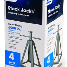 Camco Olympian Aluminum Stack Jacks, Stabilize, Position And Level Your RV, Trailer Or Camper, Can Support Up to 6,000 lbs, Extends 17" - (4 Pack) (44560)
