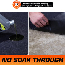 Armor All Oil Spill Mat (30" x 59"), Premium Absorbent Oil Pad – Reusable/Durable/Waterproof – Contains Liquids, Protects Garage Floor Surface (USA Made)