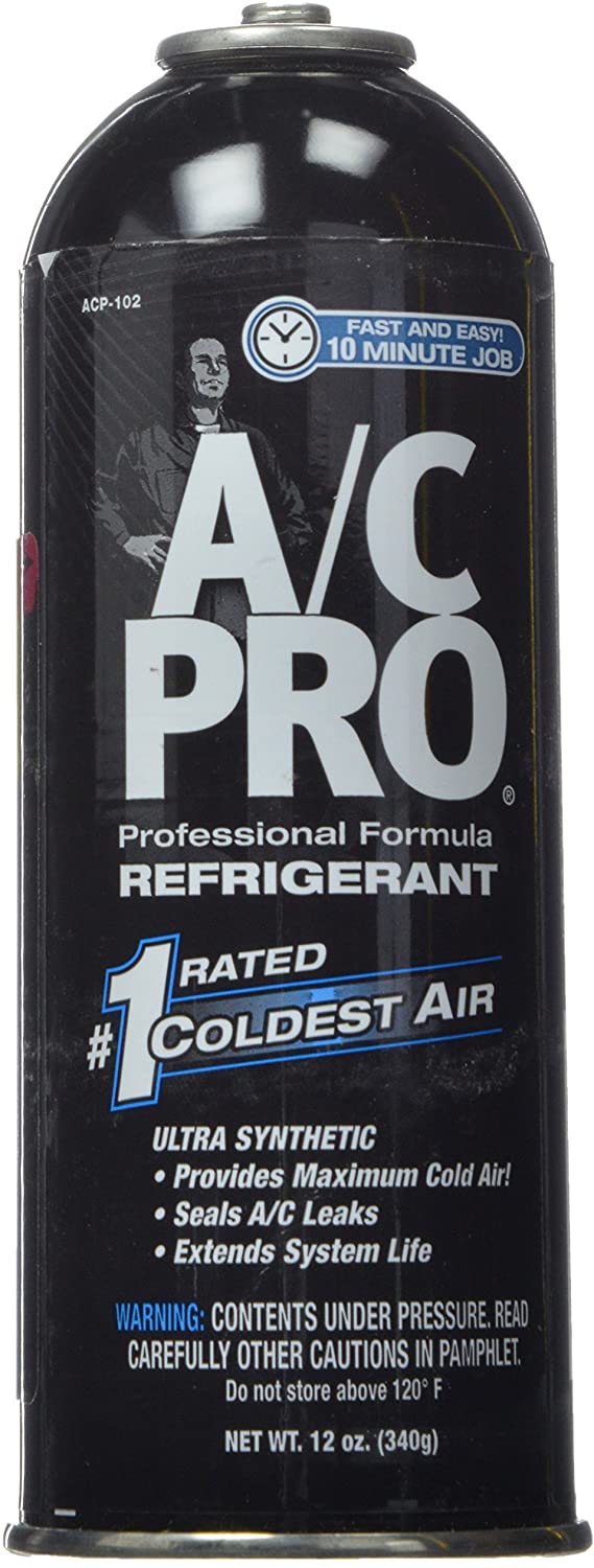 InterDynamics A/C Pro ACP-102 Ultra Synthetic A/C Recharge R-134a (12 Ounces)