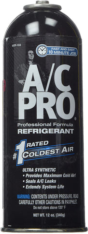 InterDynamics A/C Pro ACP-102 Ultra Synthetic A/C Recharge R-134a (12 Ounces)