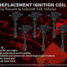 Ignition Coil Pack Set of 8 - Compatible with Nissan & Infiniti Vehicles - Armada, Titan, Pathfinder Armada and Infiniti QX56 5.6L - Year Models 2004, 2005, 2006, 2007 - Replaces E1010, 22448-7S015