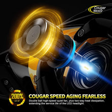 Cougar Motor X-Small H11 H8 H9 LED Headlight Bulb, 10000Lm 6500K All-in-One Conversion Kit - Cool White CREE