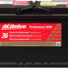 ACDelco 49AGM Professional AGM Automotive BCI Group 49 Battery