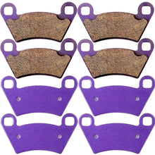 cciyu Front and Rear Carbon Fiber Brake Pads Motorcycle Motorbike Replacement Brake Pads Fit Polaris Ranger 2004 2005 2006 2007 2008 2009 2010 2011 2012 2013 2014