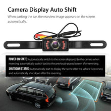 Vehicle Backup Camera, Car Rear View Camera Waterproof High Definition Color Wide Viewing Angle License Plate Car Camera with 7 Infrared Night Vision