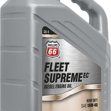 Phillips 66 1078290 Diesel Engine Oil (Fleet Supreme EC- API CK-4 15W40-1 Gallon), 128. Fluid_Ounces
