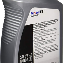 Mobil 1 122094 5W-40 Formula M Motor Oil-1 Quart Bottle, 6 Pack