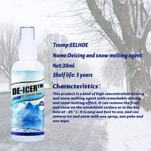 LANGYA 100ML Car Windshield De-icer, Automobile Deicing Agent, Rapid Thawing Antifreeze Agent for Glass Window Rearview Mirror for Car Windows, Rearview Mirrors, Lampshades