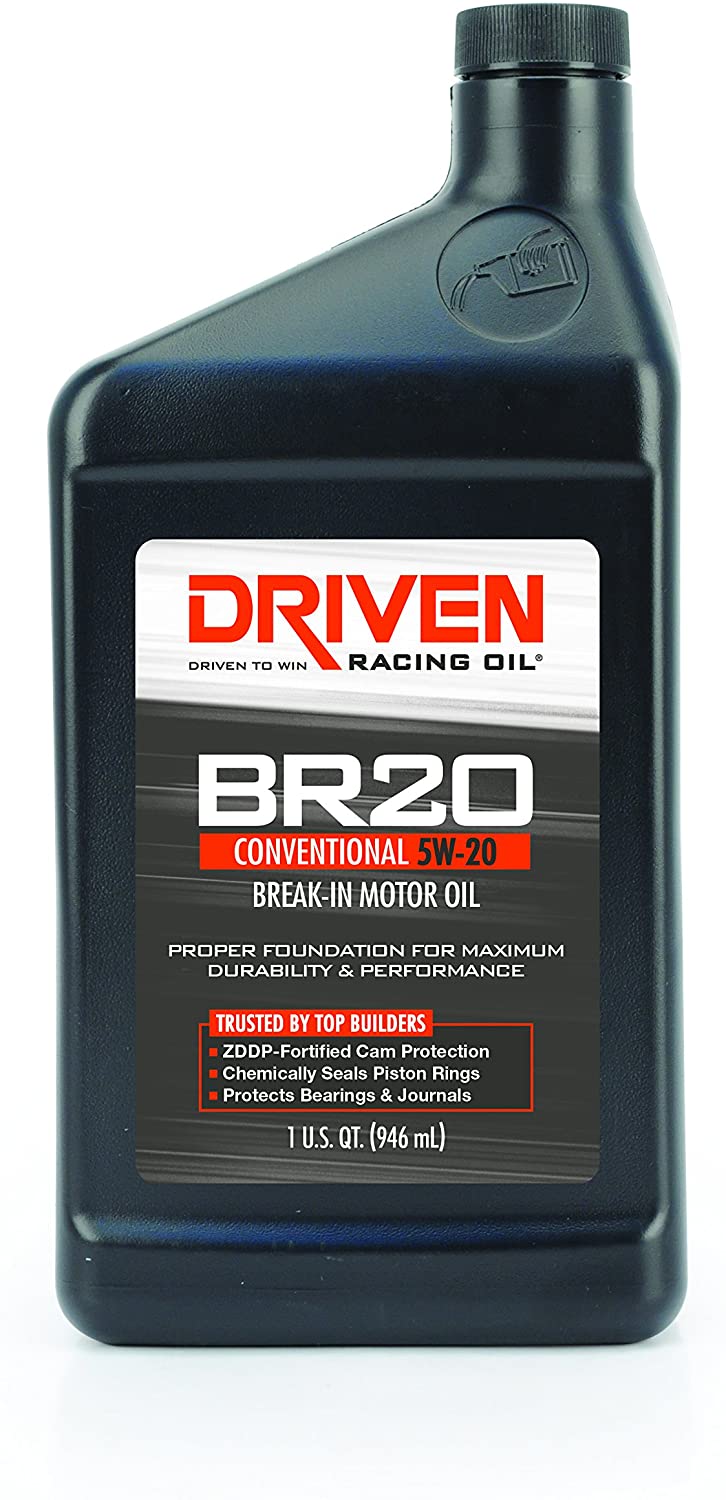 Driven Racing Oil 4346 BR20 Break in Oil Quart (5w-20), 32. Fluid_Ounces