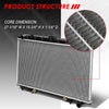1752 Factory Style Aluminum Radiator Replacement for 95-99 Nissan Maxima/Infiniti I30 AT