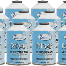 ZeroR R-134a Refrigerant - Made in USA - 12oz Cans (12 Cans)